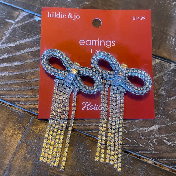 NEW Set of Two Rhinestone Earrings - Picture 3 of 14